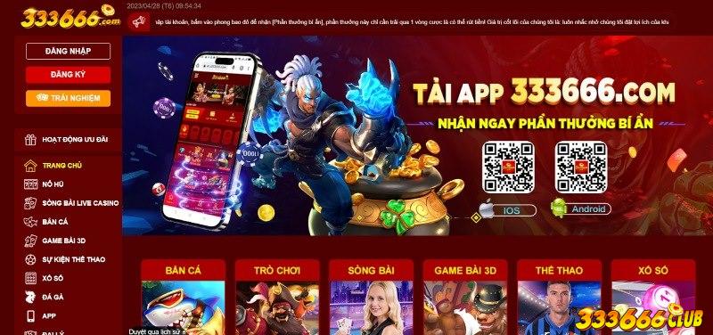 Đăng ký 333666 thành công bạn sẽ được chinh phục kho game đẳng cấp