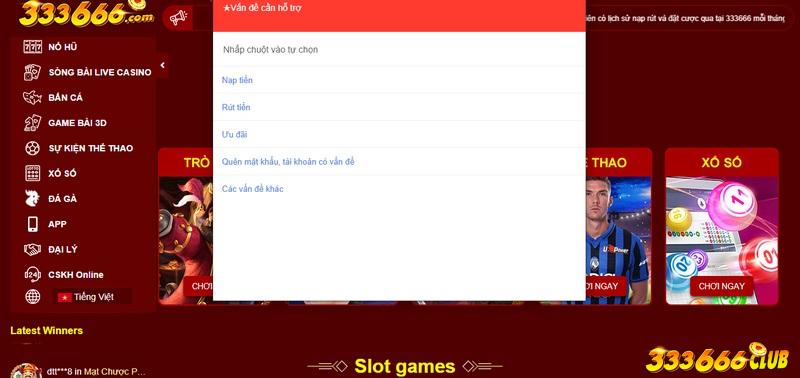 Khi đăng ký tại 333666 bạn sẽ được hỗ trợ tốt nhất